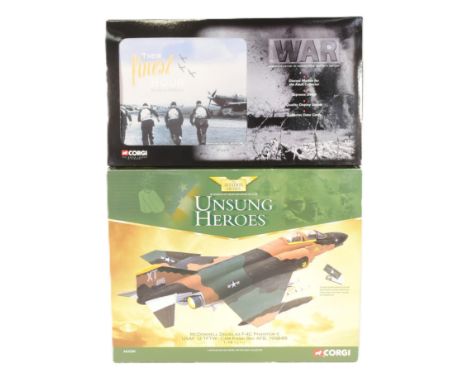Diecast - x2 boxed Corgi diecast model sets comprising a 1/72 scale Aviation Archive McCdonnell Douglas F-4C Phantom II and '
