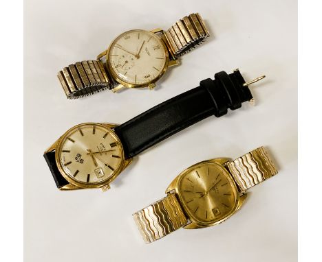 3 ROTARY GENTS WATCHES
