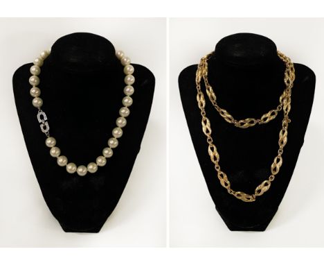 2 CHRISTIAN DIOR NECKLACES