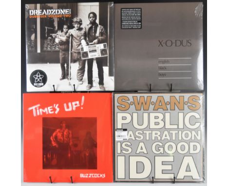 Fourteen Indie Rock / Britpop / Punk / Post Punk / Ska / Reggae / Dancehall LPs comprising The Buzzcocks Time's Up, Swans Pub