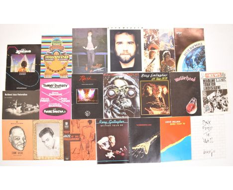 Collection of approximately fifty music tour programmes to include AC/DC Euro Tour 1979, Motorhead, Dire Straits 1979, Led Ze