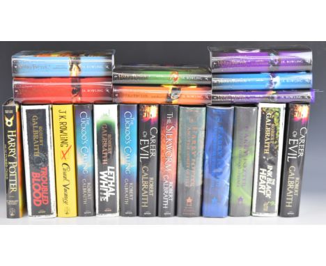 J.K.Rowling collection of twenty titles, including eight crime fiction books written under the pseudonym Robert Galbraith (on