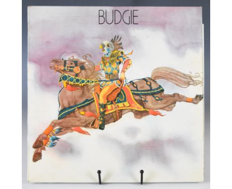 Budgie (MCA 2 MKPS 2018)&nbsp;self titled Hard Rock LP,&nbsp;UK first release&nbsp;with red/pink labels, the second catalogue