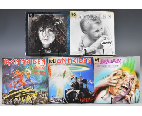 Collection of approximately one hundred and thirty five Heavy Rock / Heavy Metal / Prog Rock / Rock / Pop Rock 7" singles inc