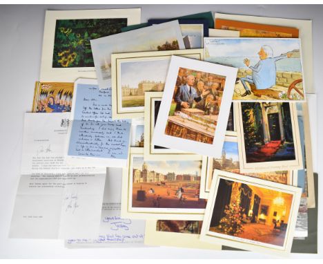 Collection of letters and greeting cards from past Prime Ministers and politicians of the Conservative Party addressed to Sir