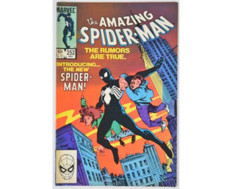 The Amazing Spider-Man #252 by Marvel Comics (1984), first black suit.