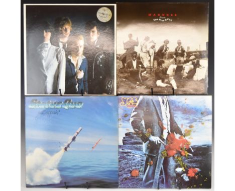 Approximately sixty five Rock / Prog Rock / Glam Rock / Soul / Pop LPs including two 10cc, Madness, two The Pretenders, three