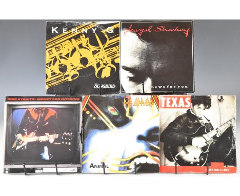 Approximately three hundred 7" singles, most appear to be 1980s / 1990s&nbsp;Rock / Heavy Rock / Soul / Dance etc, including 