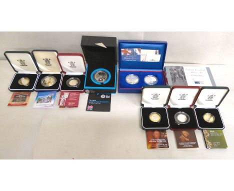 Silver proof collector's coins: to include an Entente Cordiale set