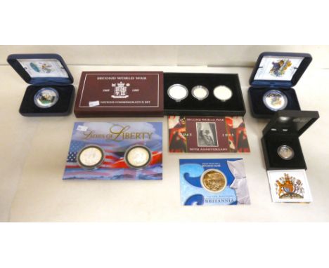 Silver proof collector's coins: to include two from the Asian Wildlife series