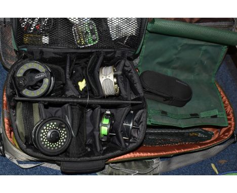 VINTAGE FLY FISHING EQUIPMENT ETC, to include five reels comprising a Vision Koma with spare spool, BFR Modula, BFR Superfly 