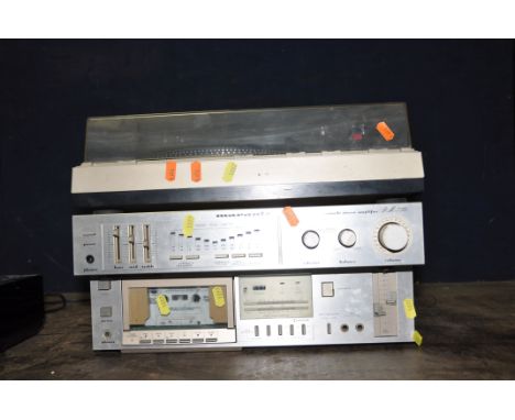 VINTAGE MARANTZ AUDIO EQUIPMENT including a Marantz TT4200 turntable, a  SD320 Cassette player and a PM350 Integrated Amplifi