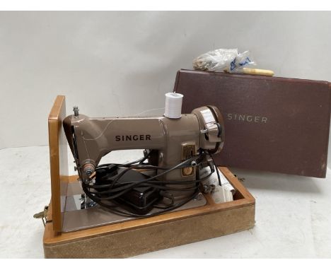 Singer vintage electric sewing machine 