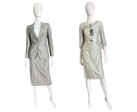 A group of late 20th/ early 21st womenswear to include&nbsp; a Mariella Burani skirt in black basket weave wool with fishtail