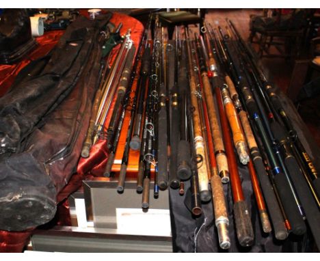 
Large collection of fishing rods, sea, fresh water and fly fishing + some accessories&nbsp;&nbsp;