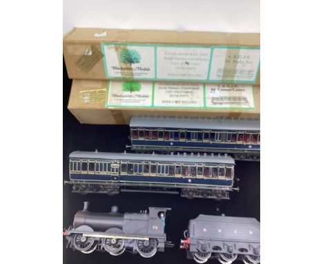 Vintage 0 gauge Blacksmith Model Railway interest ; a good scratchbuilt S &amp;DJR loco 73 and coal tender and 2 Finely built