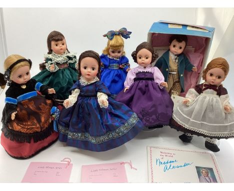 Madame Alexander USA hard plastic 1970s Vintage Little women complete series of doll inc lauding 7 children from The original