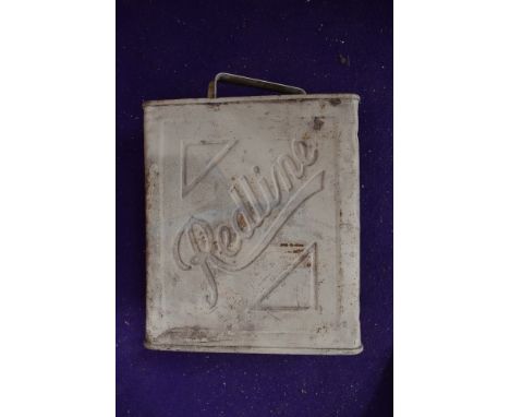 A Redline two gallon petrol can.