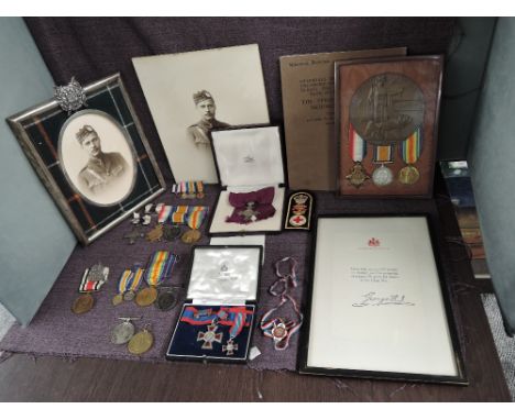 A family group of Medals WWI onwards, Grace Rae Brown in 1919 was awarded the MBE for services to Queen Alexandra's Imperial 