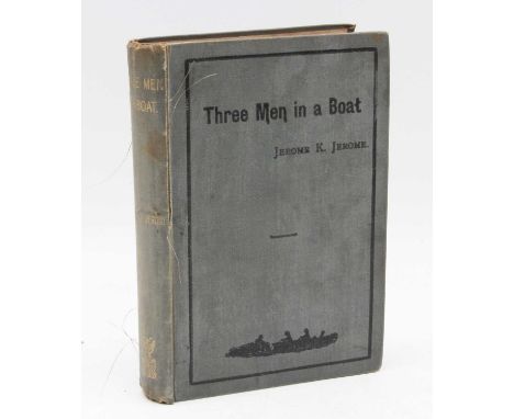 Jerome, K. Jerome: Three Men In A Boat (to say nothing of the dog), Bristol, J.W. Arrowsmith, 11 Quay Street, 1889, Stage-Lan