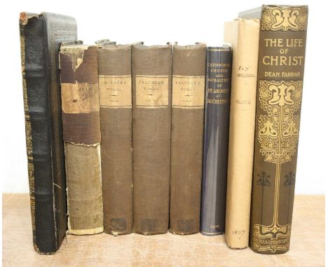 Five boxes of miscellaneous books, mainly being religious and related to include Jenkyns, Rev. Henry: The Remains Of Thomas C