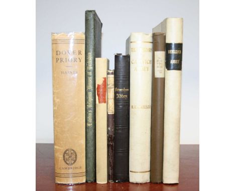 A box of miscellaneous books, mostly relating to Abbeys and Monasteries to include Fowler, Sir James K.: Hayles &amp; Beaulie