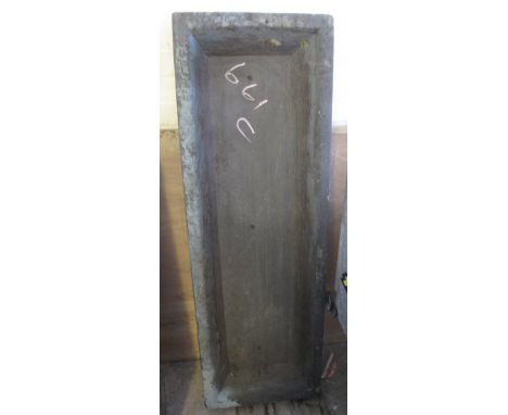 Slate salting trough, 120 x 40cm.(B.P. 24% incl. VAT)