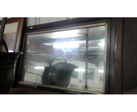 A late Victorian over mantel mirror 