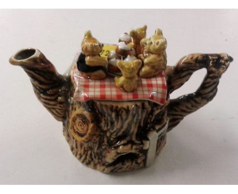 A Paul Cardew novelty one cup teapot 