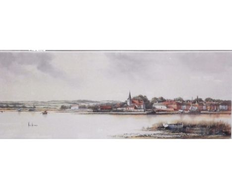 After Ken Hammond, coloured print of a landscape scene