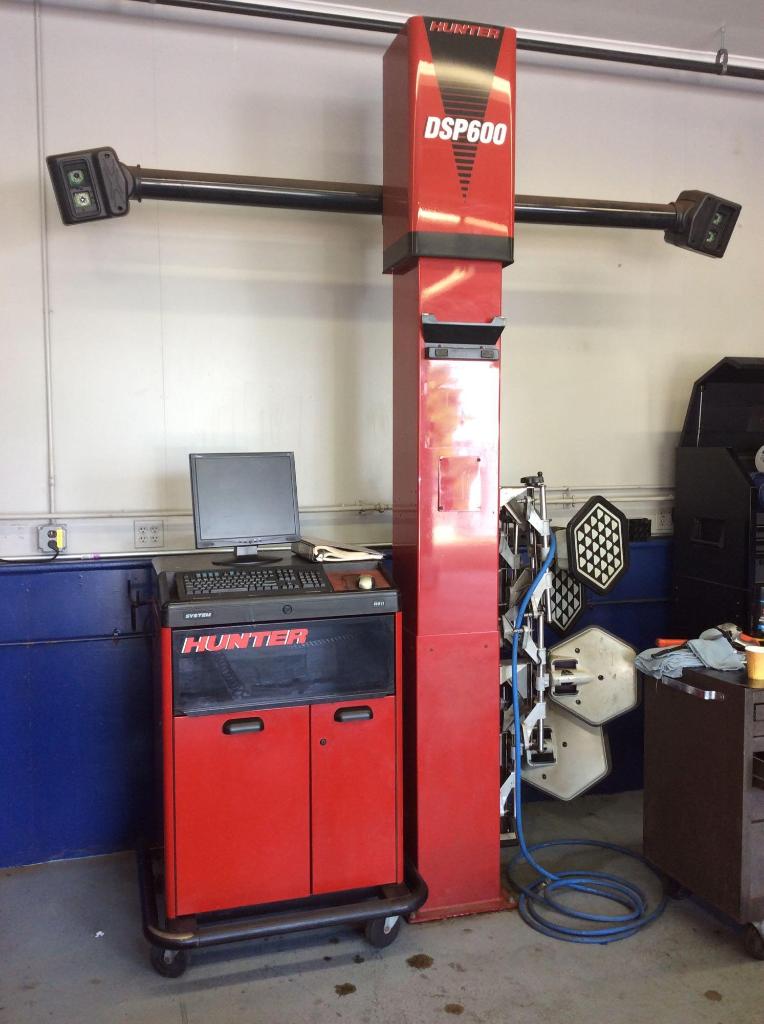 Hunter alignment syatem mn R811 with Hunter DSP600 camera alignment