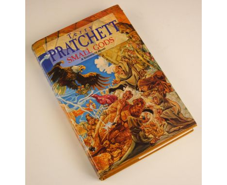 Pratchett (Terry), SMALL GODS, first edition, DJ, signed by the author to title page, Victor Gollancz, London 1992 
