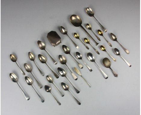 A selection of silver items, including an Edwardian silver trinket box, Cornelius Desormeaux Saunders &amp; James Francis Hol