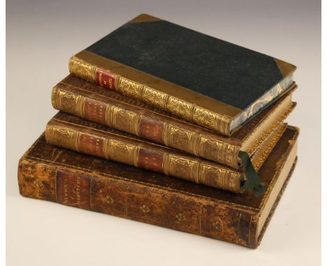 THE PHSIOLOGY OF PLANTS; OR THE PHENOMENA AND LAWS OF VEGETATION, believed to be first edition, 3/4 leather, gilt embossed ti