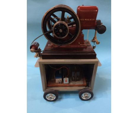 A Red Wing Motor Co. 'Thorobred Motors', Red Wing Minn. USA horizontal gas engine