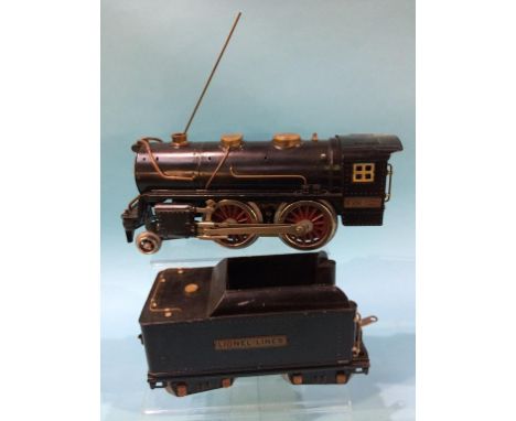 A Lionel Line 384 engine and tender