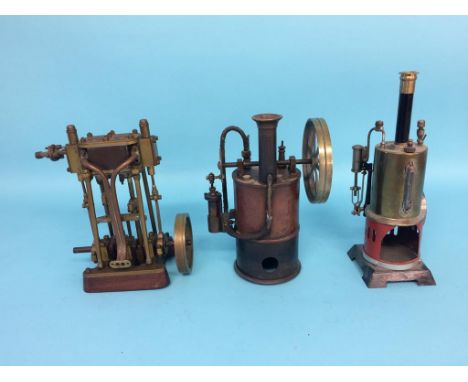 Three various model engines