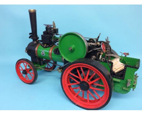 A large live traction engine by William Foster and Co. Ltd, Lincoln, 'Felix' KP 2009, 70cm wide, 45cm height