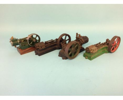 Four model horizontal beam engines