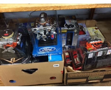 A collection of model engines and assorted Die Cast etc.