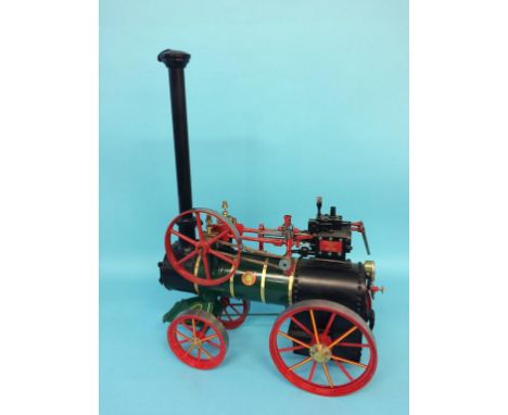 A 1 inch scale Ransomes, Sims and Jefferies of Ipswich model traction engine, model number 149, 40cm width x 55cm height