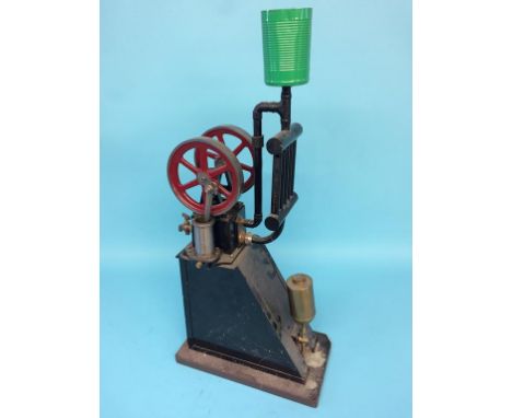 A model vertical hot air engine