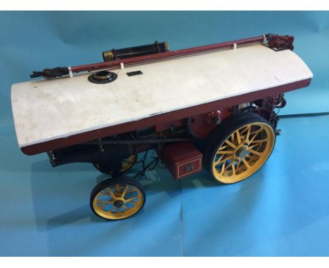 A large live steam traction engine, John Fowler and Co. (Leeds) Ltd, 'Princess'.  110cm length x 58cm height