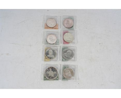 Coins to include:  GHANA silver proof 10 shillings 1958. REPUBLIC OF GUINEA silver proof 500 francs 1969.  IVORY COAST silver