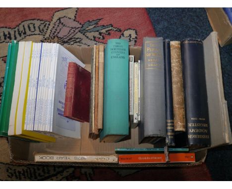 Assorted books including Edinburgh Academy Register 1824 - 1914, Chronicles of the Cumming Club and Memories of Old Academy D