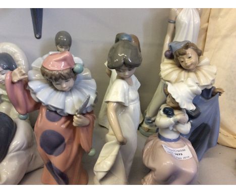 A group of 9 Nao figures.