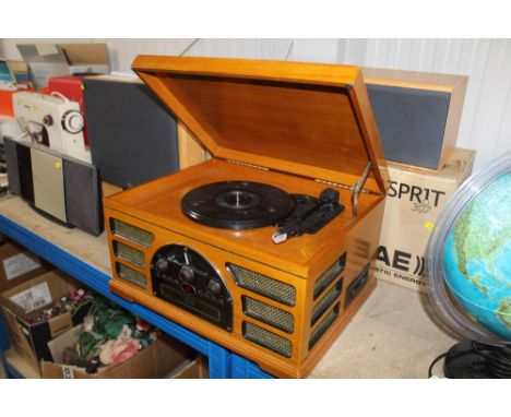 A Crossley record and CD player