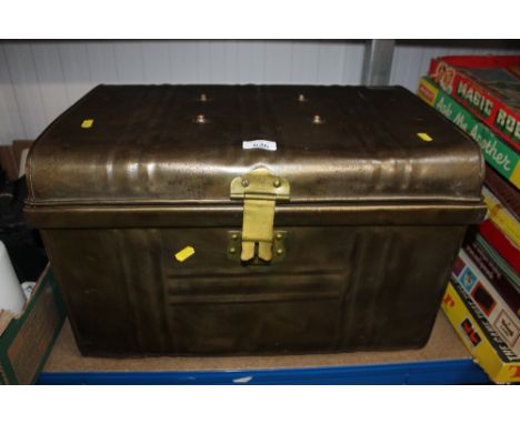 A metal trunk