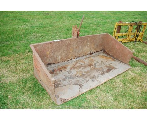 A tip action Link Box, 6' wide, no tail gate. 