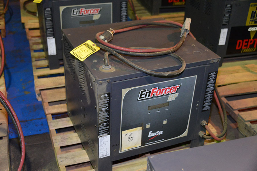 ENERSYS ENFORCER 36 VOLT CHARGER, MODEL EH3181200, S/N JD81524, 1200 AH